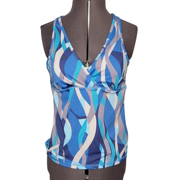 Inmotion By New York & Company Blue Athletic Tank Womens Size M Activewear - Picture 1 of 9